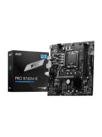 MSI PRO B760M-B DDR4 4800(OC) PCI-E ,M.2 USB3.2 HDMI, 1x 2,5G LAN 1700p mATX - 1